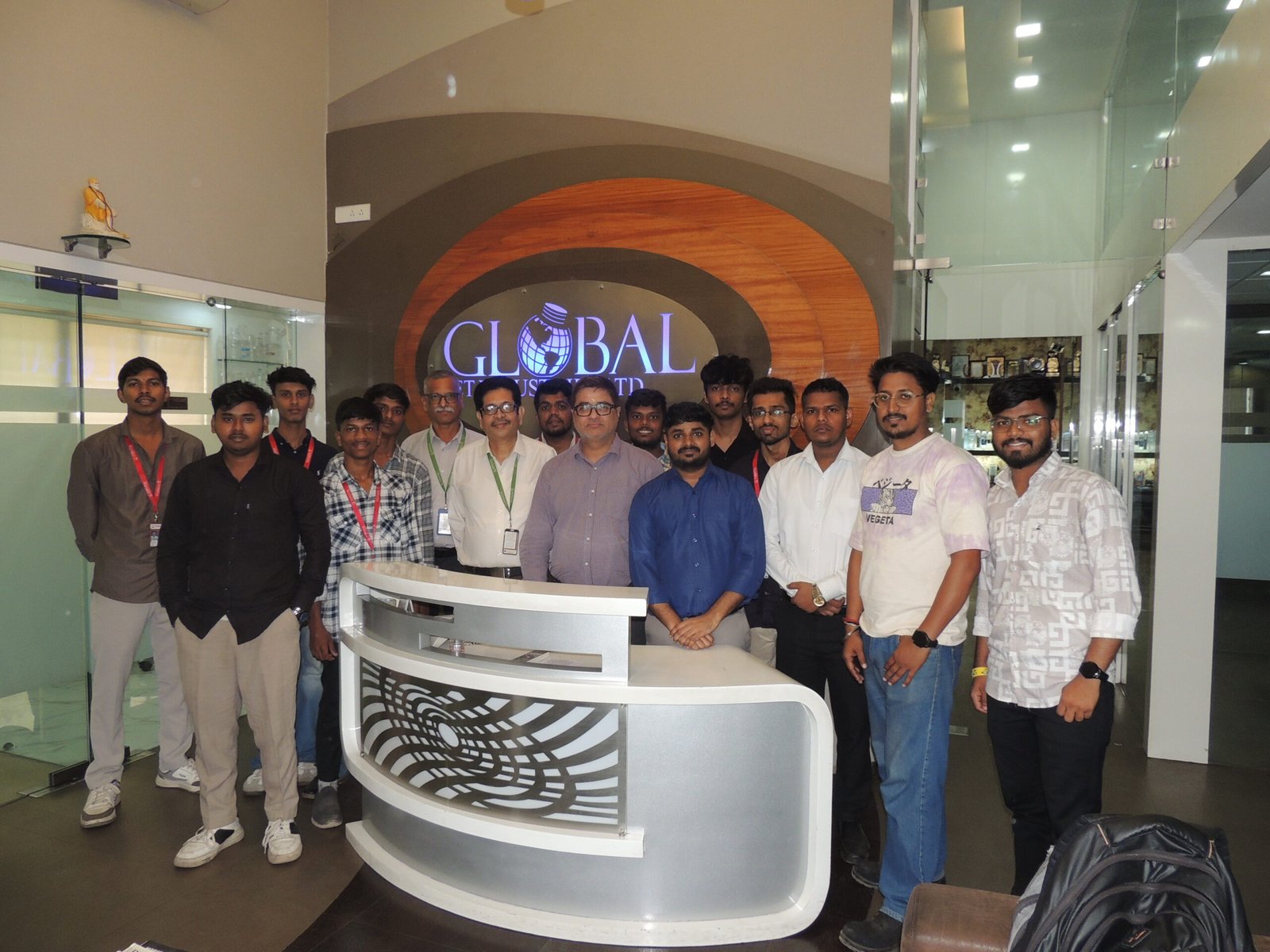 K J Somaiya Students at Global Pet Industries