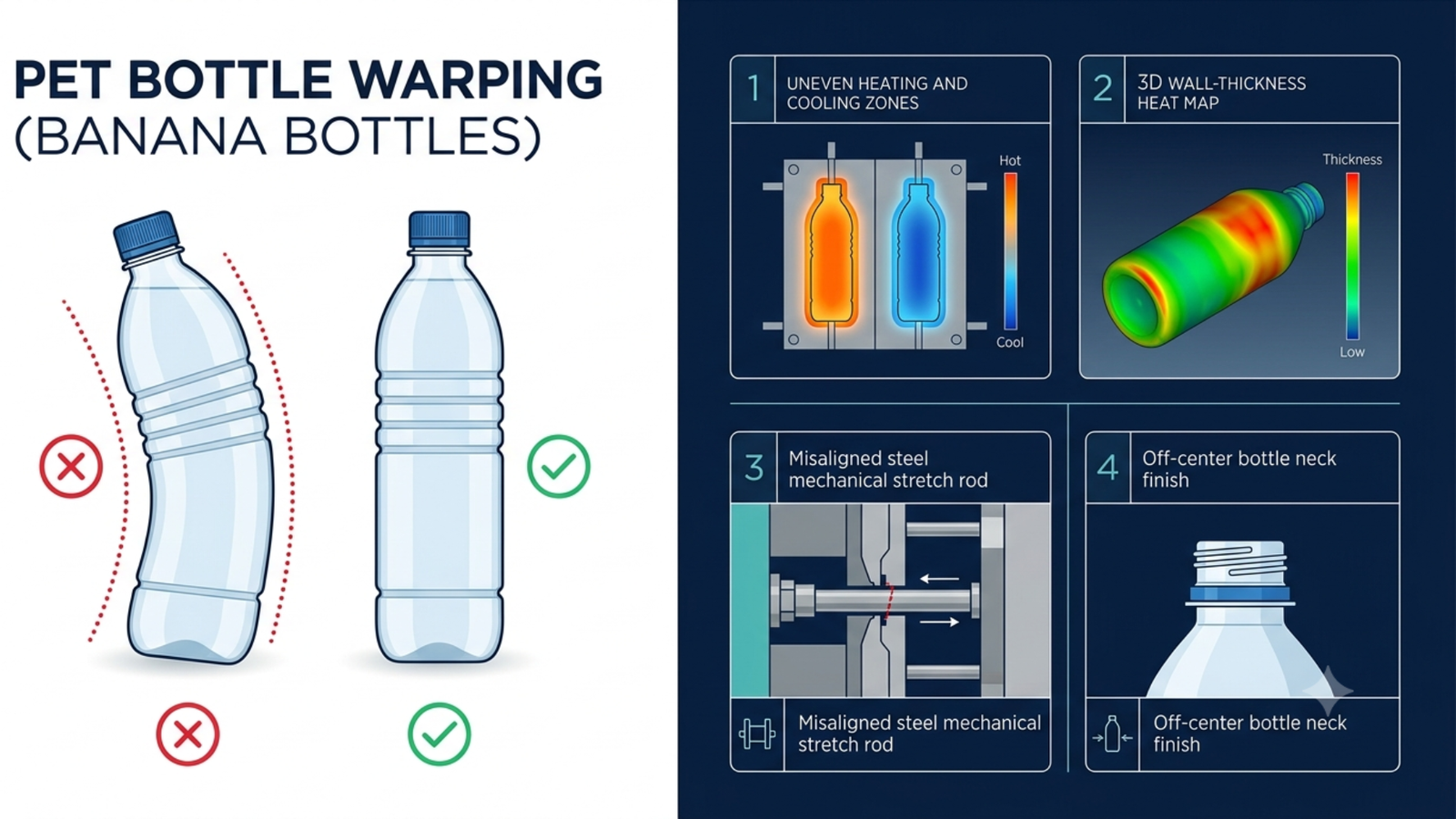 Why PET Bottles Fail: Root Causes, Engineering Solutions.