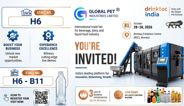 India, We’re Ready. Are You? Global PET Industries Brings High-Speed Innovation to Drinktec India 2026